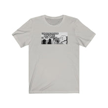 Load image into Gallery viewer, Dinosaurs Don&#39;t Die In The Future B&amp;W Jersey Short Sleeve Tee
