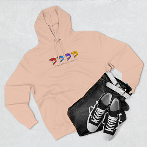 Premium Quad Dino Pullover Hoodie