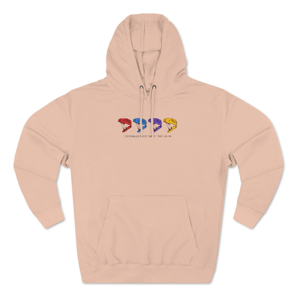 Premium Quad Dino Pullover Hoodie