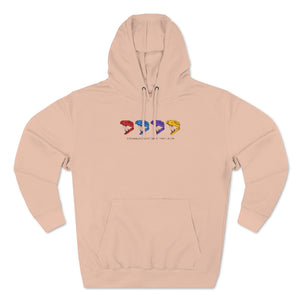 Premium Quad Dino Pullover Hoodie