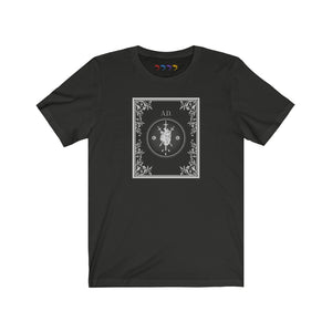 AD Heart Front Print Unisex Jersey Short Sleeve Tee