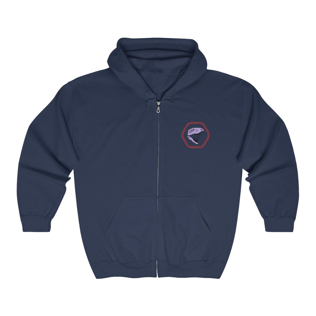 DF Rose Unisex Heavy Blend™ Full Zip Hoodie
