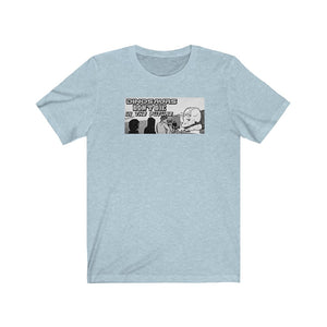 Dinosaurs Don't Die In The Future B&W Jersey Short Sleeve Tee