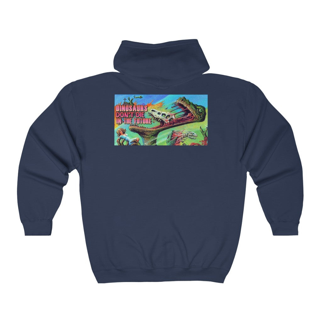 Dino Skin Full Zip Hooded Sweatshirt