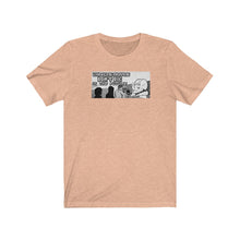 Load image into Gallery viewer, Dinosaurs Don&#39;t Die In The Future B&amp;W Jersey Short Sleeve Tee
