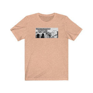 Dinosaurs Don't Die In The Future B&W Jersey Short Sleeve Tee