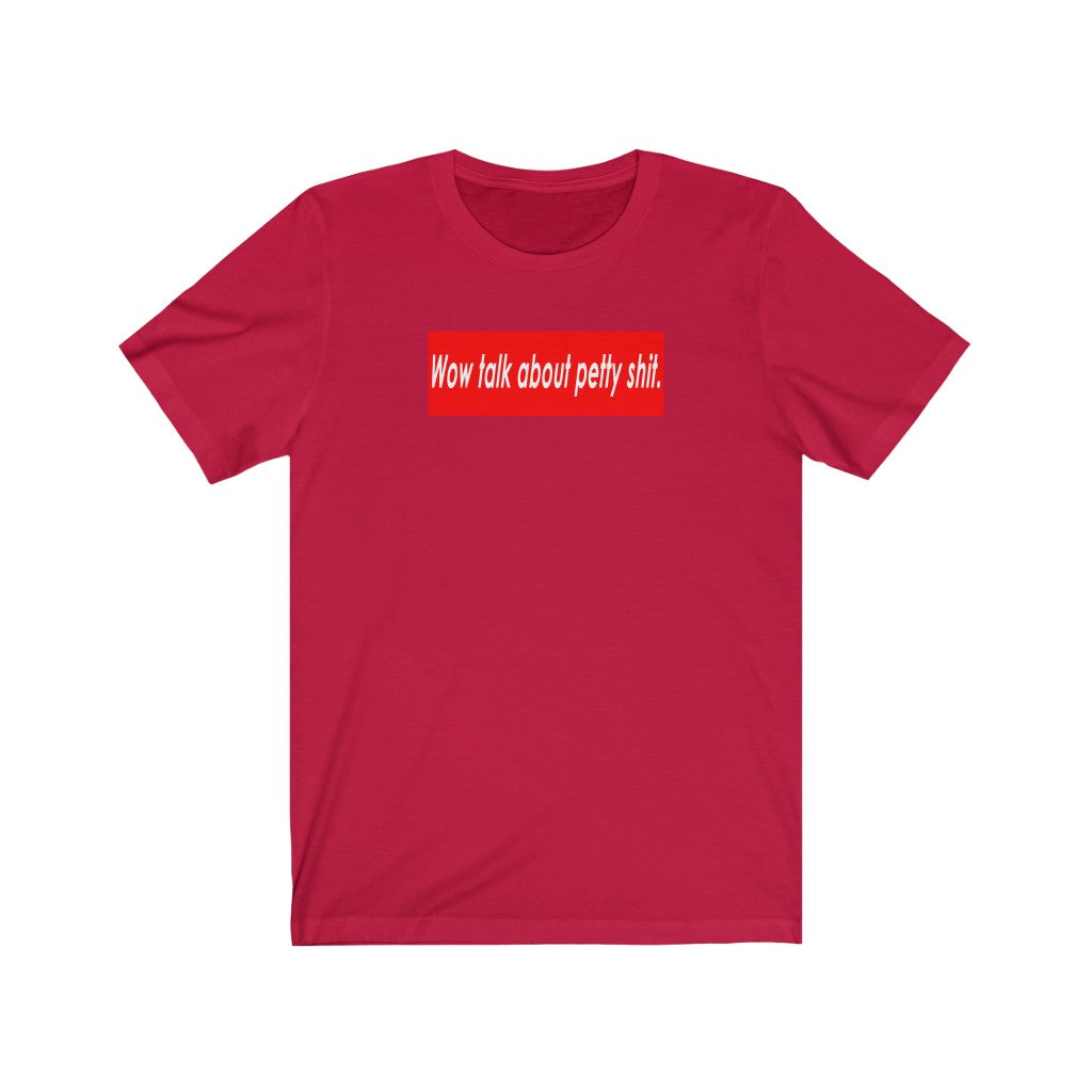Red Top Short Sleeve Tee