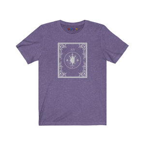 AD Heart Front Print Unisex Jersey Short Sleeve Tee