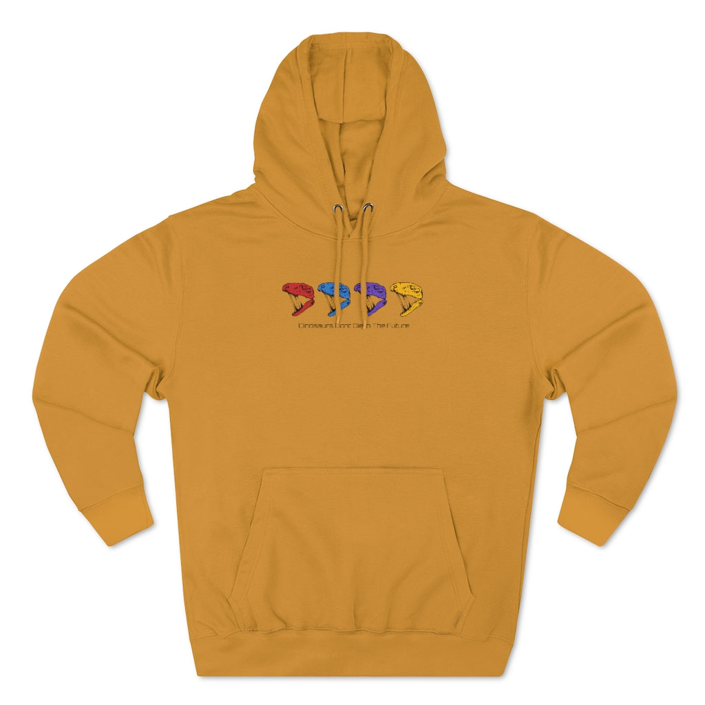 Premium Quad Dino Pullover Hoodie