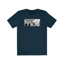 Load image into Gallery viewer, Dinosaurs Don&#39;t Die In The Future B&amp;W Jersey Short Sleeve Tee
