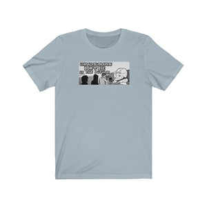 Dinosaurs Don't Die In The Future B&W Jersey Short Sleeve Tee