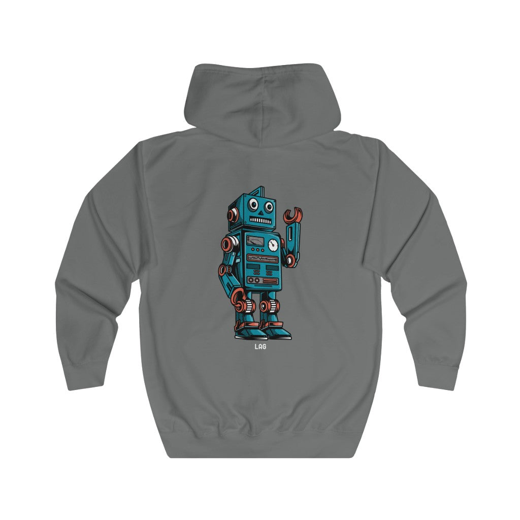 Lag Robo Unisex Full Zip Hoodie