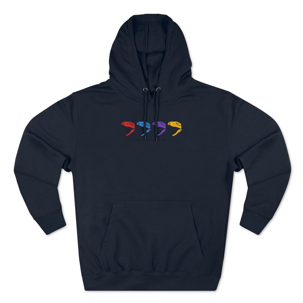 Premium Quad Dino Pullover Hoodie