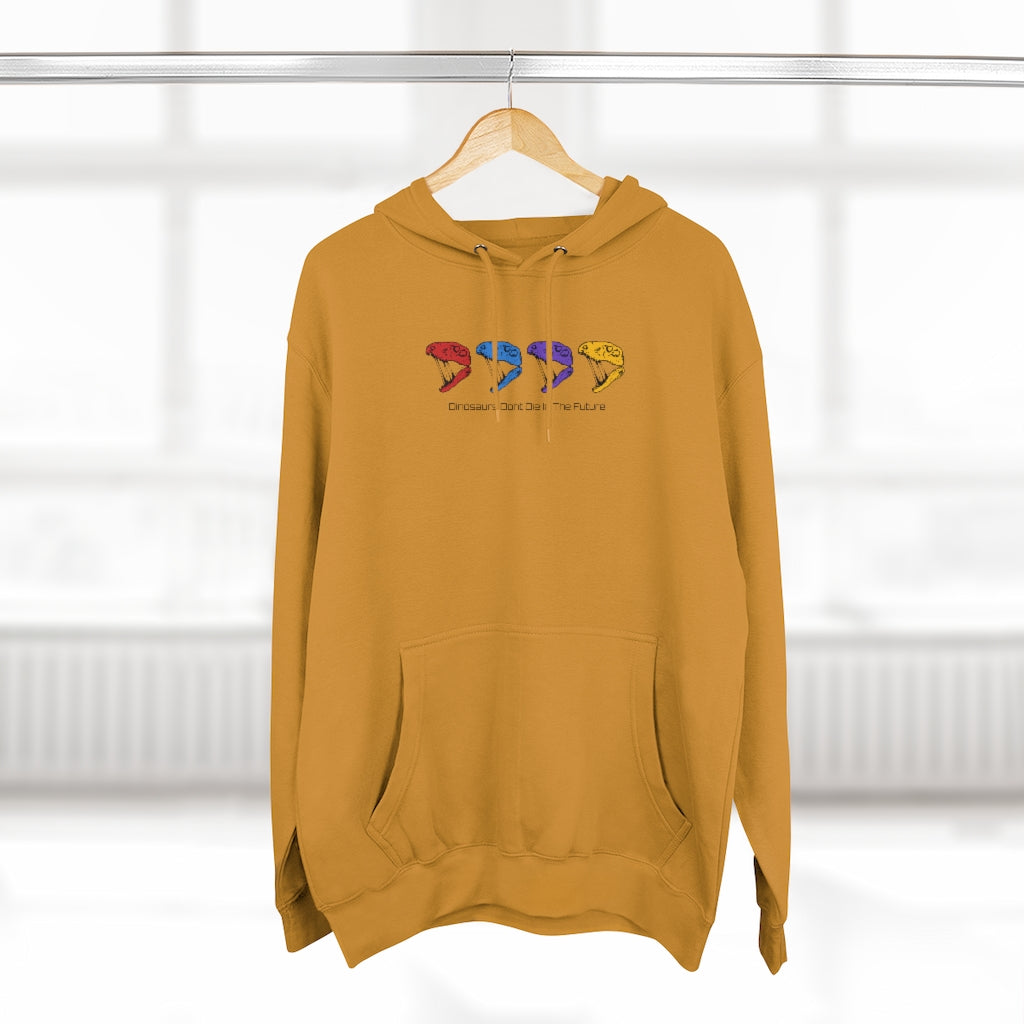 Premium Quad Dino Pullover Hoodie