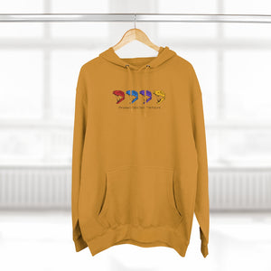 Premium Quad Dino Pullover Hoodie