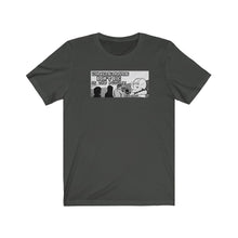 Load image into Gallery viewer, Dinosaurs Don&#39;t Die In The Future B&amp;W Jersey Short Sleeve Tee
