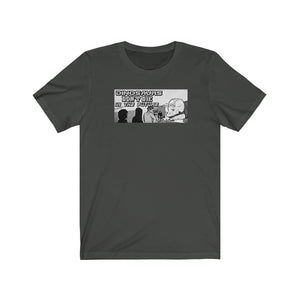 Dinosaurs Don't Die In The Future B&W Jersey Short Sleeve Tee