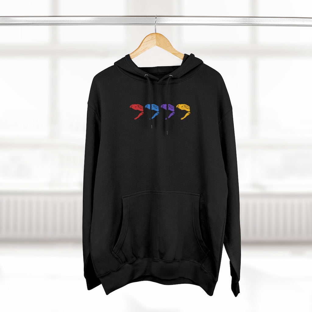 Premium Quad Dino Pullover Hoodie
