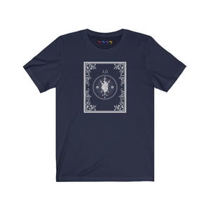AD Heart Front Print Unisex Jersey Short Sleeve Tee