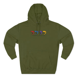 Premium Quad Dino Pullover Hoodie